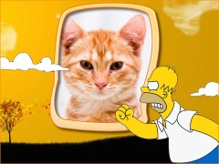 Moldura - Homer Simpson Bravo