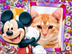 Moldura - Mickey Mouse Feliz