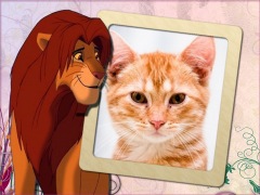 Moldura - Mufasa Rei Leao