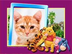 Moldura - Pooh E Amigos