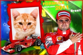 Moldura - Felipe Massa   Formula 1