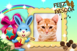 Moldura - Feliz Pascoa 2012