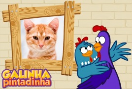 Moldura - Galinha Pintadinha E Galo Carijo