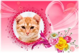 Moldura - Moldura De Amor Com Flores