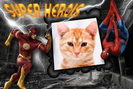 Moldura - Super Herois