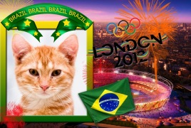 Moldura - Brasil Londres 2012