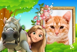 Moldura - Enrolados Rapunzel