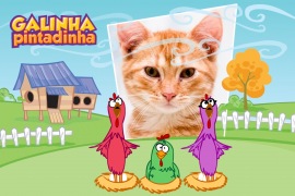 Moldura - Galinhas Turma Da Galinha Pintadinha