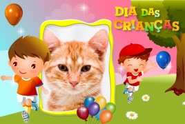 Moldura - Dia Das Criancas Garotos