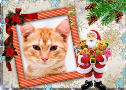 Moldura - Natal Papai Noel E Presentes