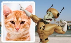 Moldura - Lula Molusco Bob Esponja