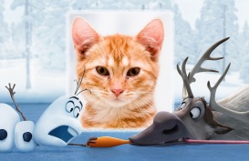 Moldura - Olaf E Sven Frozen