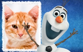 Moldura - Olaf Do Filme Frozen