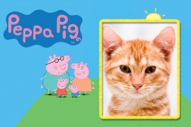 Moldura - Familia Peppa Pig