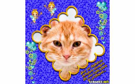 Moldura - Moldura Azul