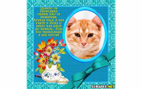 Moldura - Vaso E Livro