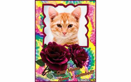 Moldura - Textura Amor