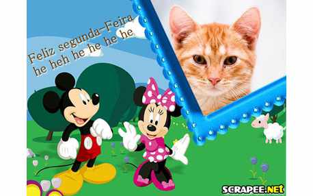 Moldura - Mikey E Minie