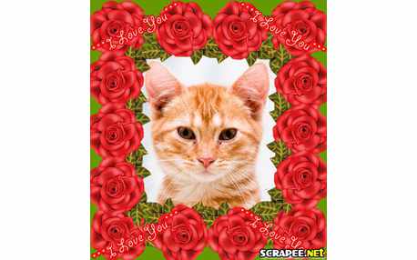 Moldura - I Love You