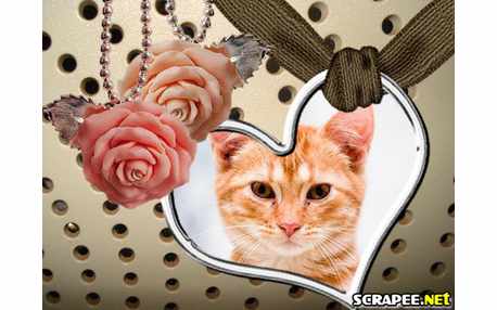 Moldura - Pingente De Rosa