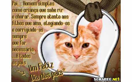 Moldura - Pai Homem Simples