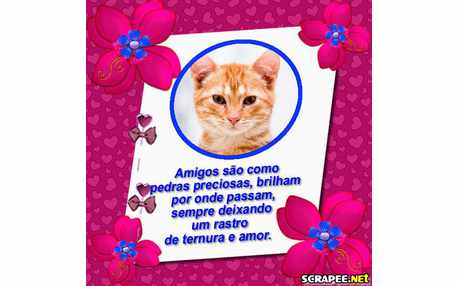 Moldura - Amigos Sao Bencaos