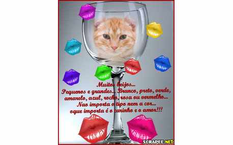 Moldura - Beijos Coloridos