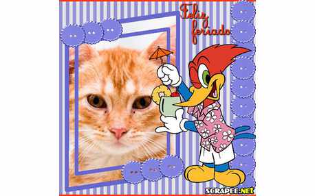 Moldura - Feriado Pica Pau