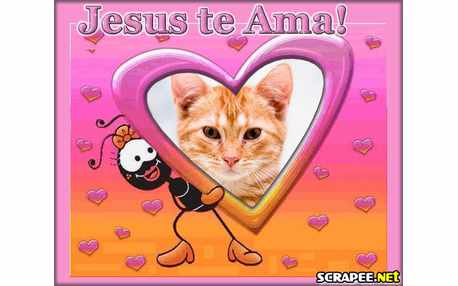 Moldura - Jesus Te Ama