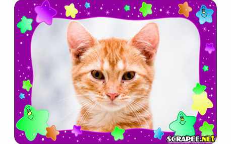 Moldura - Borda Infantil Roxa