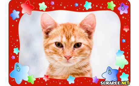 Moldura - Borda Infantil Vermelha