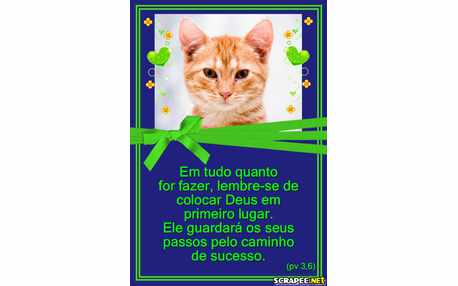 Moldura - Proverbios 3 Vs 6