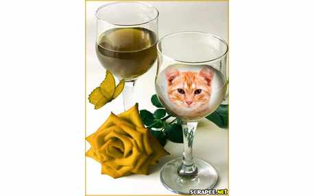 Moldura - Taca E Rosa Amarela