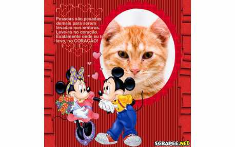 Moldura - Mikey E Minie