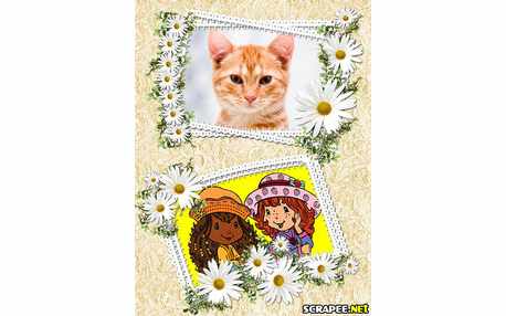 Moldura - Menina Moraguinha