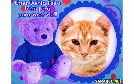 Moldura - Ursinho Azul