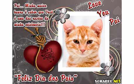 Moldura - Love You Pai