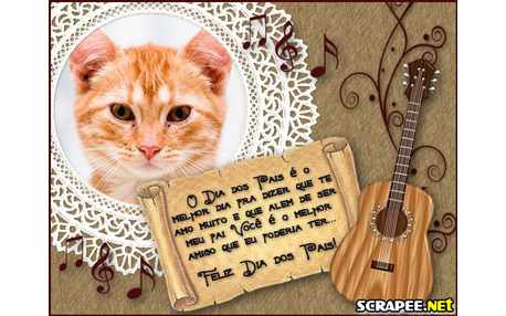 Moldura - Te Amo Pai