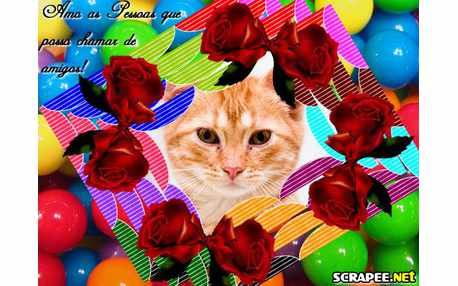 Moldura - Amo Os Amigos