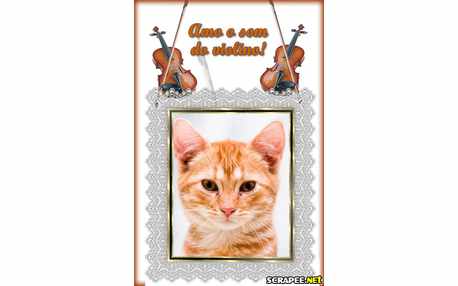 Moldura - Amo Violino