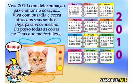 Moldura - Lalendario Com Mensagem