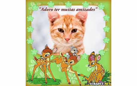 Moldura - Adoro Amizades