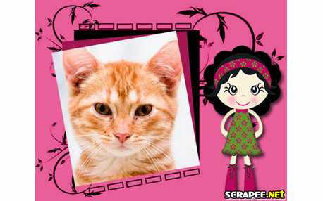 Moldura - Bonequinha Lindinha