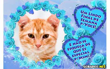 Moldura - Coracoes Azuis