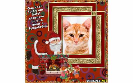 Moldura - Papai Noel