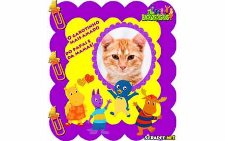 Moldura - Moldura Backyardigans