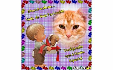 Moldura - Parabens Pra Voce