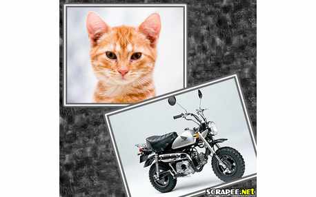 Moldura - Moto Antiga