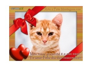 Moldura - Meu Presente Eh Seu Amor