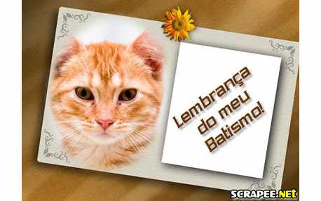 Moldura - Montagem De Batismo